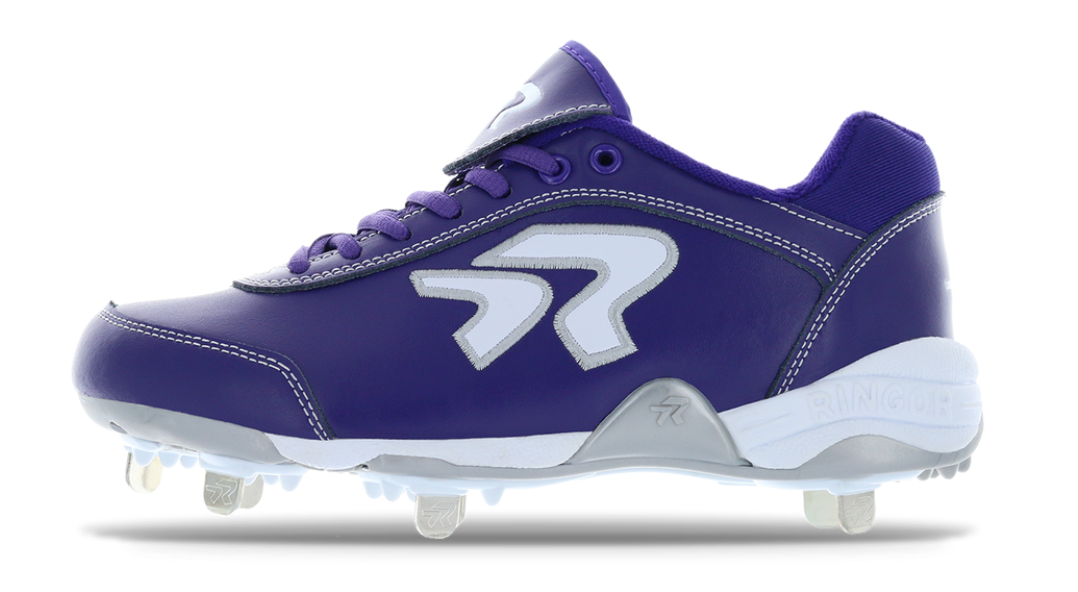 Spike Shoes - Women's Dynasty 2.0 by Run2Day - Purple-White
