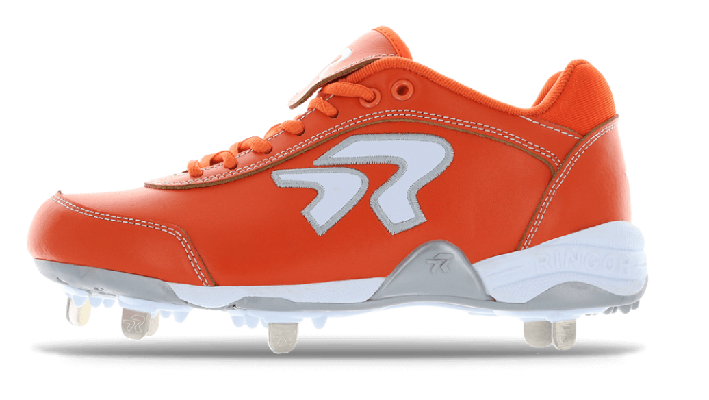 Spike Shoes - Women's Dynasty 2.0 by Run2Day - Orange-White
