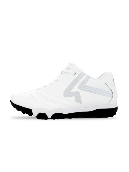 Softball Shoes - Women's SwiftStep Pro Turf by Run2Day - White/Grey