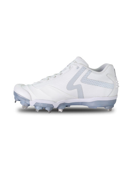Softball Cleats - Women's Ringor Pro 2 Metal by Run2Day - White
