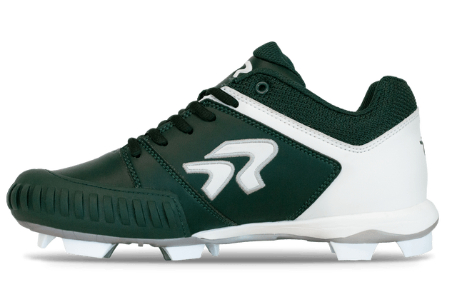 Softball Cleats - Women's Flite with Pitching Toe in Team Colors Run2Day - Green