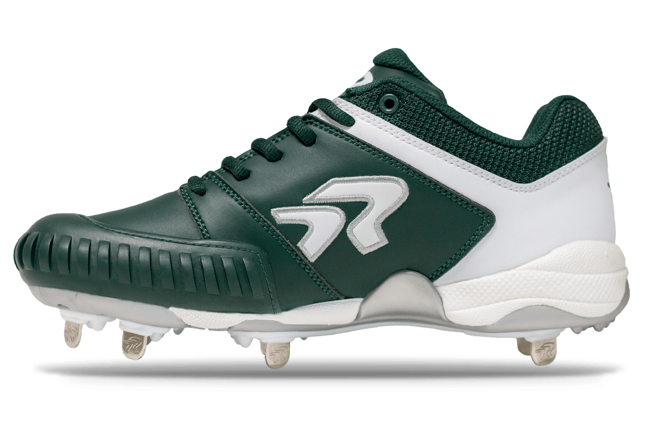 Softball Spikes - Women's Ringor Flite with Pitching Toe Run2Day - Green