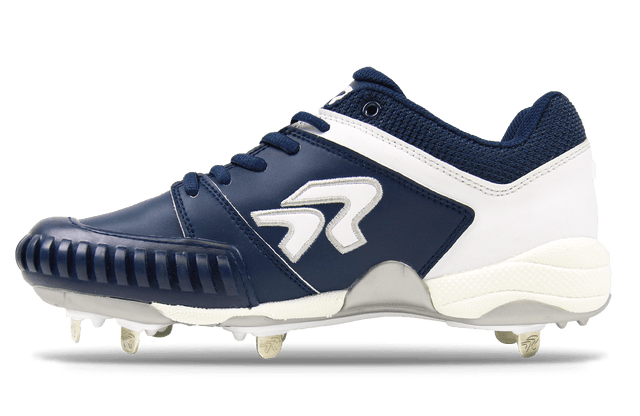 Softball Spikes - Women's Wide Flite with Pitching Toe Run2Day - Navy