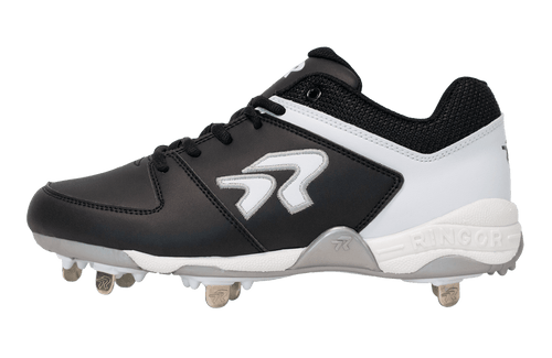 Softball Cleats - Women's Flite Metal by Run2Day - Black
