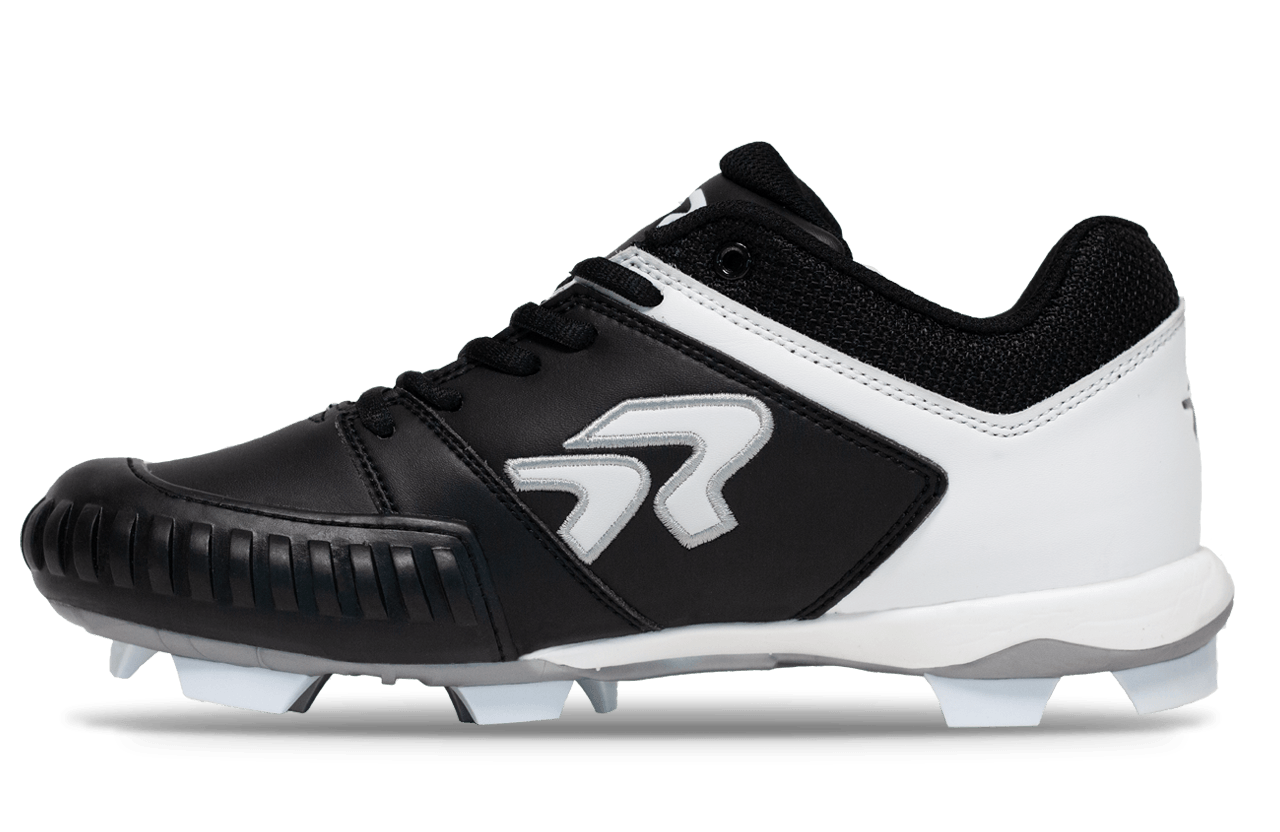 Softball Cleats - Women's Flite with Pitching Toe Run2Day - Black