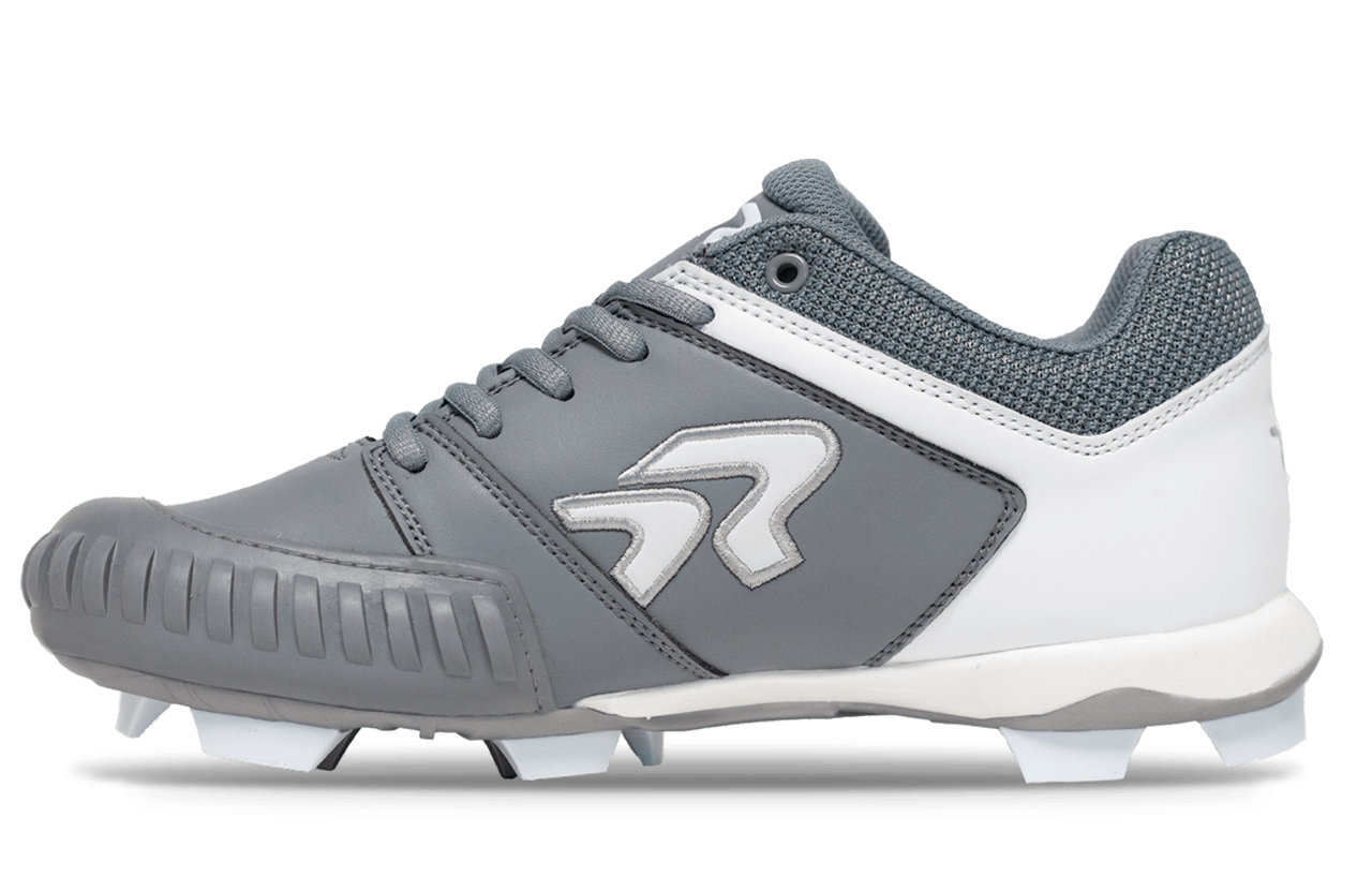 Softball Cleats - Women's Flite with Pitching Toe Run2Day - Charcoal